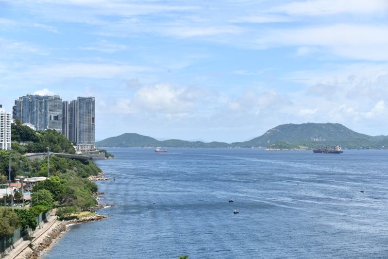 港岛西环景观开扬。 港岛西环景观开扬。